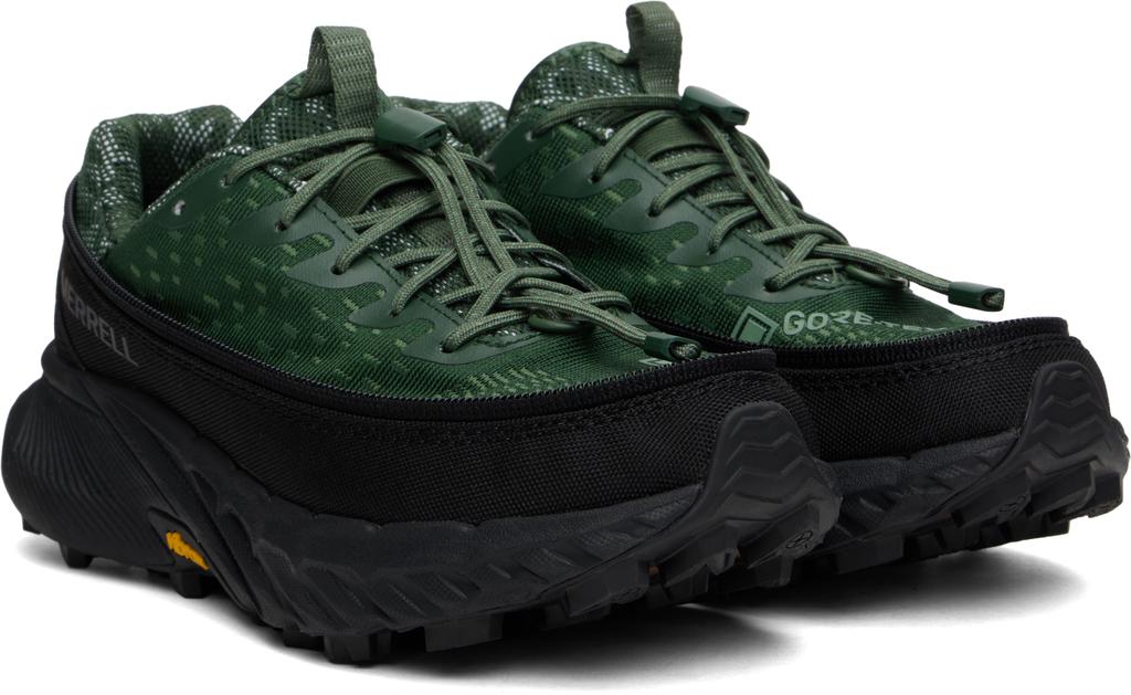 Shop Brown & Green Agility Peak 5 GTX Zip Sneakers on Sale at