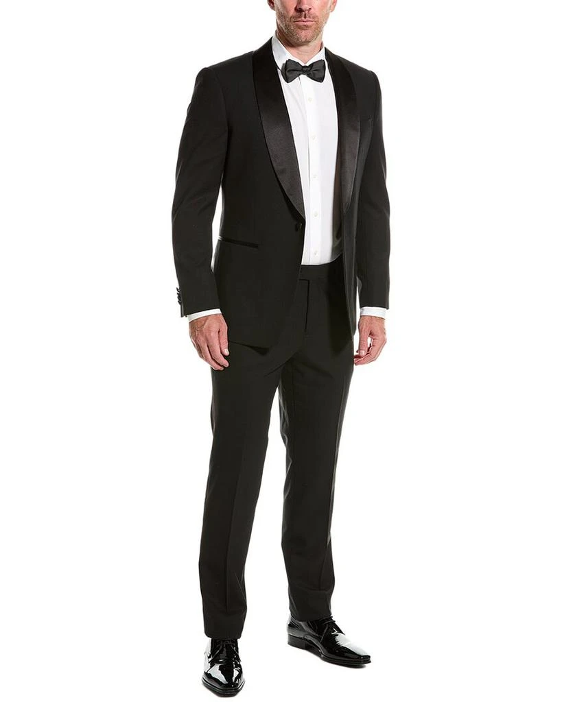 cavalli CLASS 2pc Wool-Blend Tuxedo Suit 1