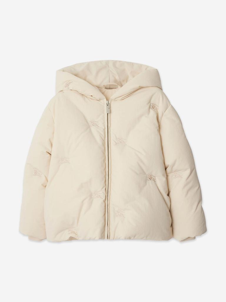 Burberry Burberry Girls Clara Puffer Jacket in Ivory