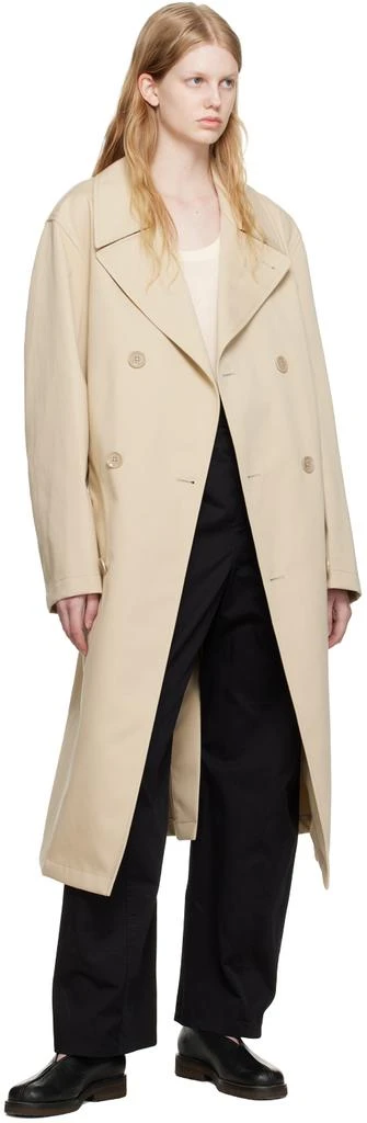 LEMAIRE Beige Military Trench Coat 4