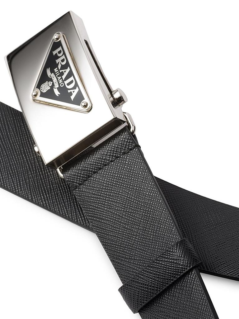 Prada Saffiano Leather Belt - Belts - Free Shipping - BeyondStyle