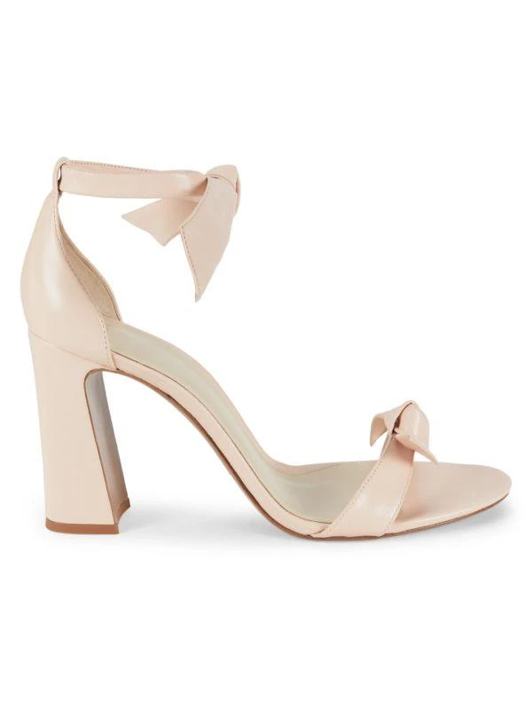 Alexandre Birman Clarita 90MM Block Heel Leather Sandals 1