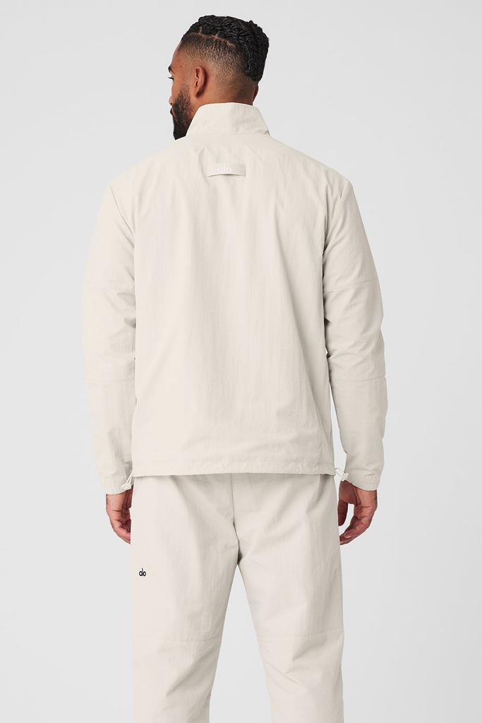 Alo Takeaway Track Pullover - Bone