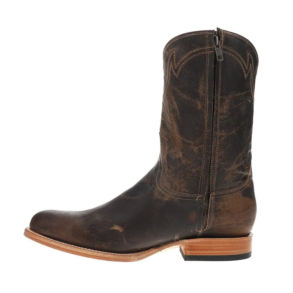 STETSON Roughstock Embroidered Round Toe Cowboy Boots 3