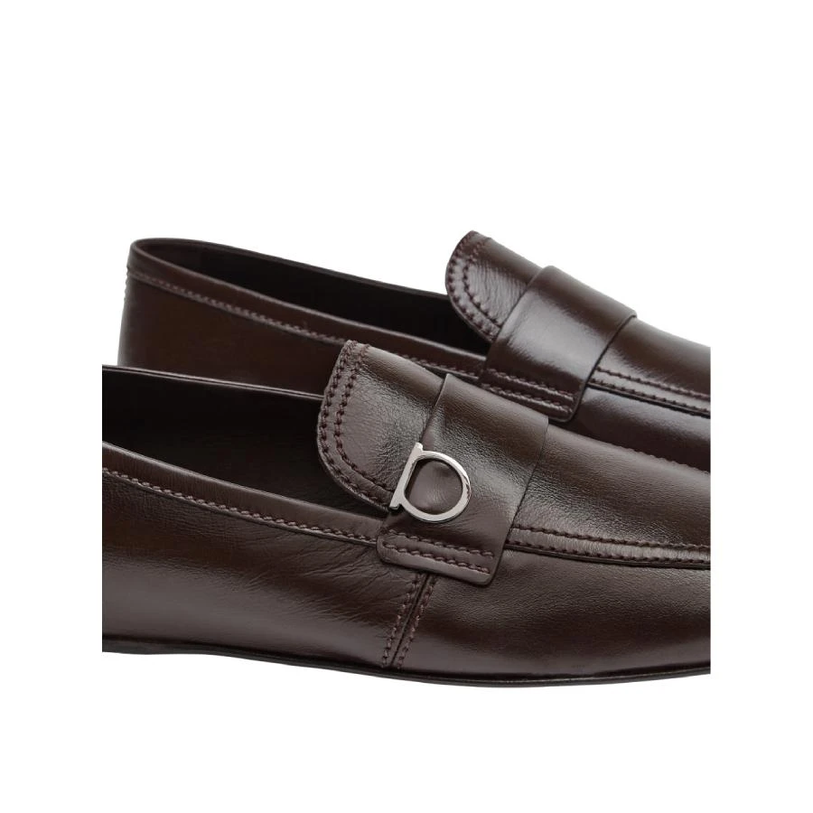 Salvatore Ferragamo Gancini-Plaque Slip-On Loafers 3