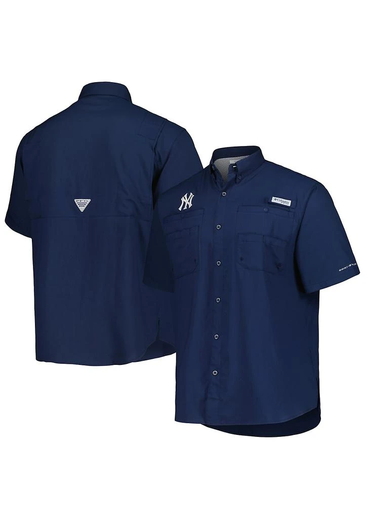 Columbia MLB New York Yankees Tamiami Omni-Shade Button-Down Shirt