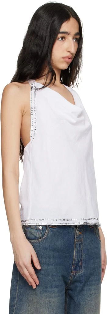 Gimaguas White Cala Halter Top 2