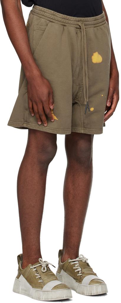 11 by Boris Bidjan Saberi Khaki P27 Shorts