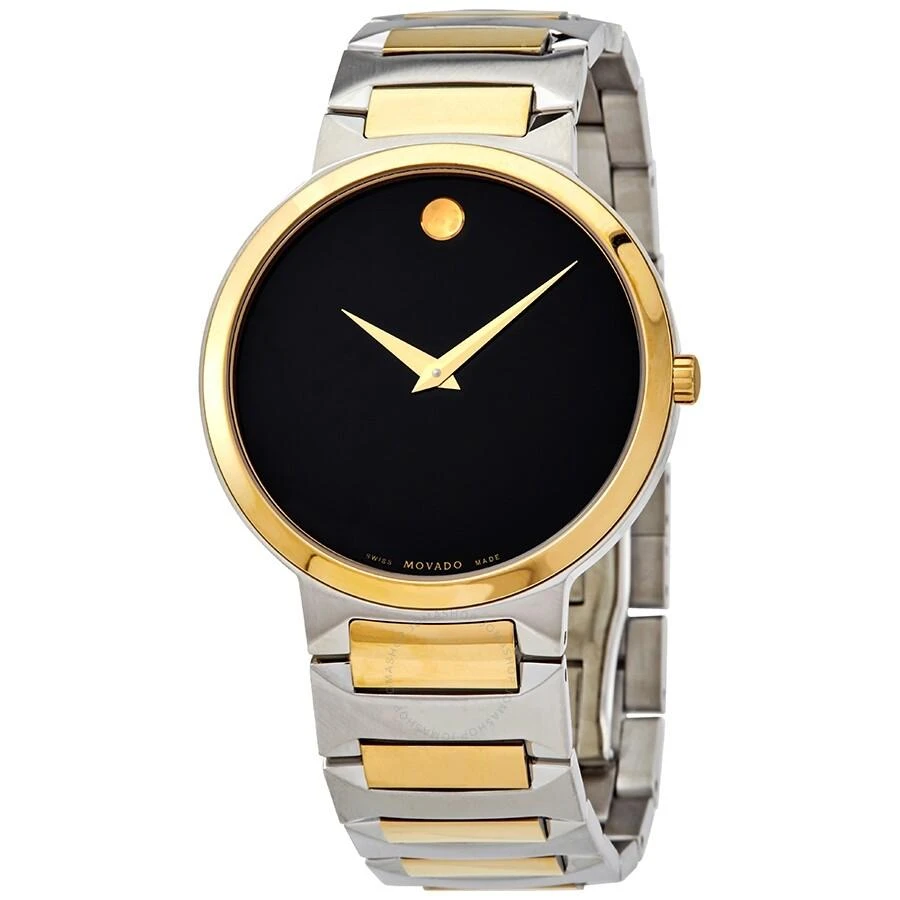 Movado Temo Quartz Black Dial Men's Watch 0607293 1