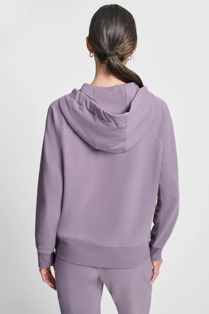 DKNY TWO-TONE LOGO DRAWSTRING HOODIE 2