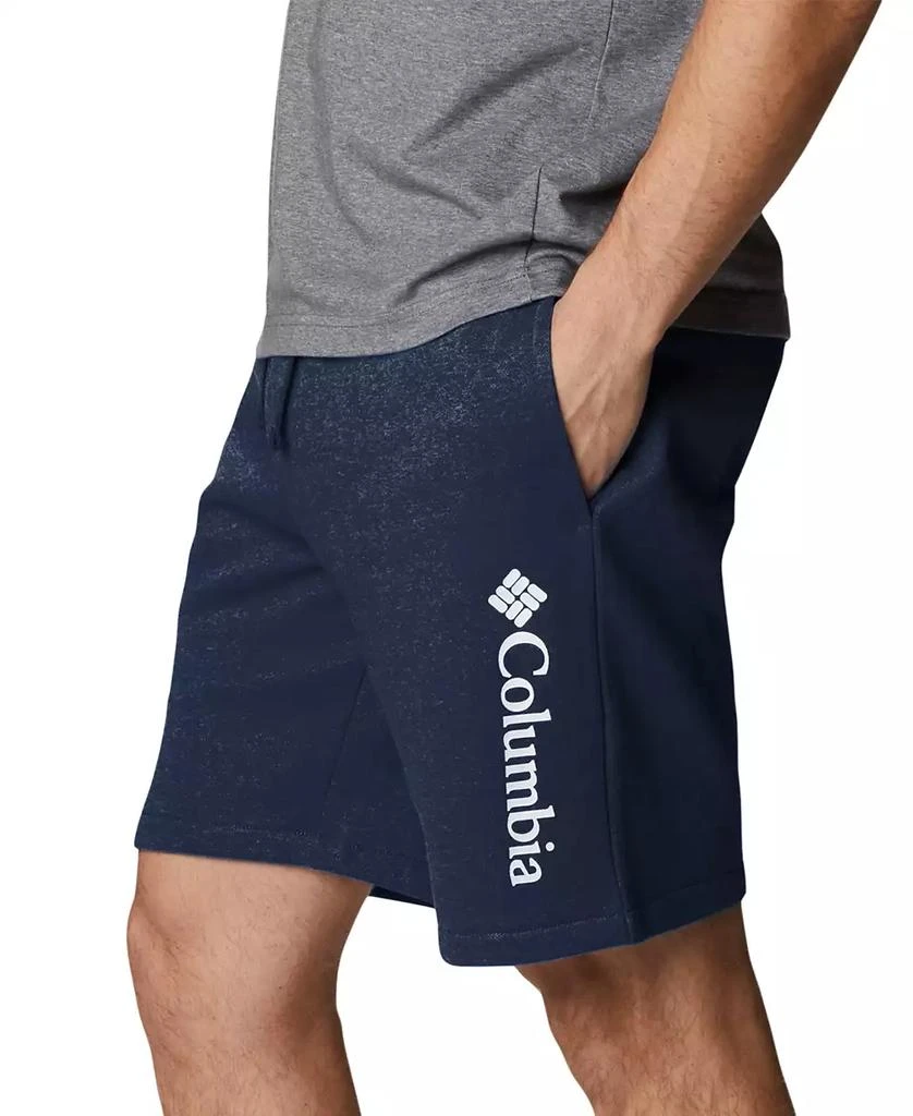 Columbia Men's Trek Relaxed-Fit Stretch Logo-Print Fleece Shorts 3