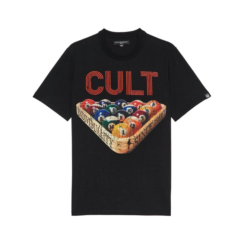 Cult Of Individuality OVERSIZED SHORT SLEEVE CREW NECK TEE "LIVING THE DREAM"
