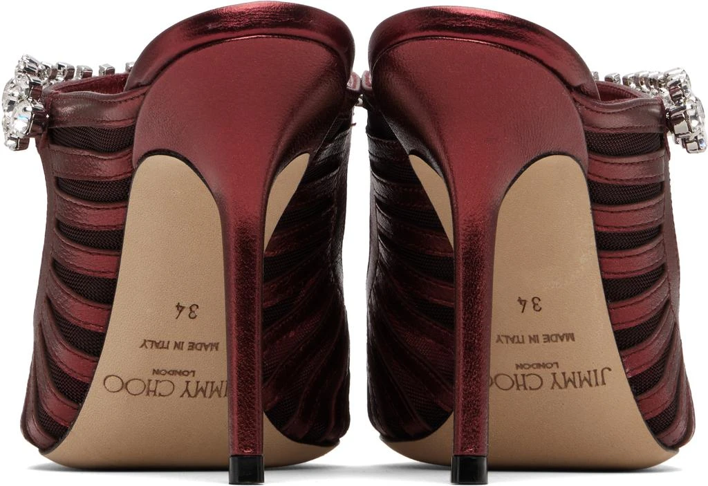 Jimmy Choo Burgundy Bing 100 Heels 2