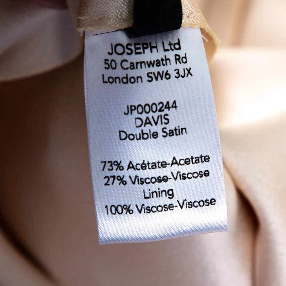 Joseph Joseph Cream Double Satin Davis A Line Top M 6