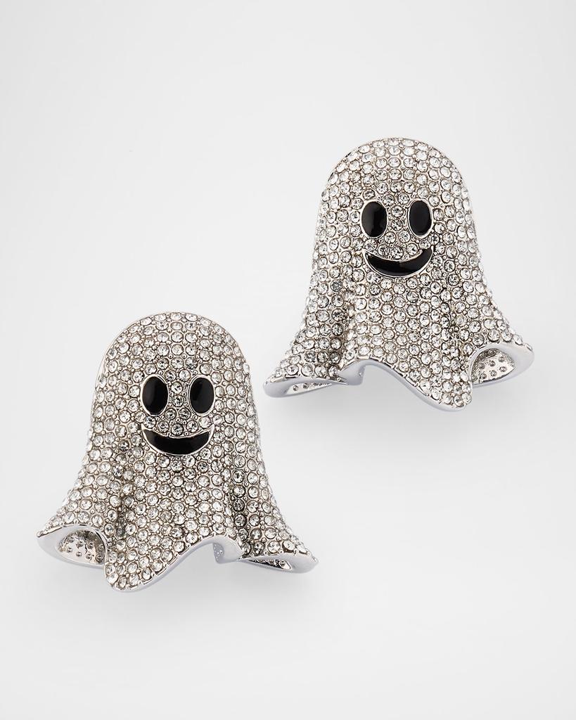 BAUBLEBAR Pave Ghost Statement Studs