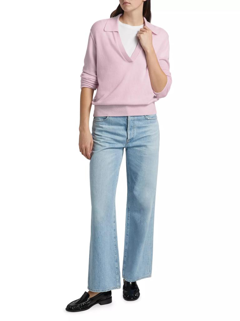 ATM Anthony Thomas Melillo Cashmere Polo Sweater
