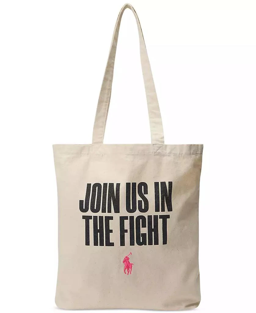 Men's Pink Pony Twill Shopper Tote undefined