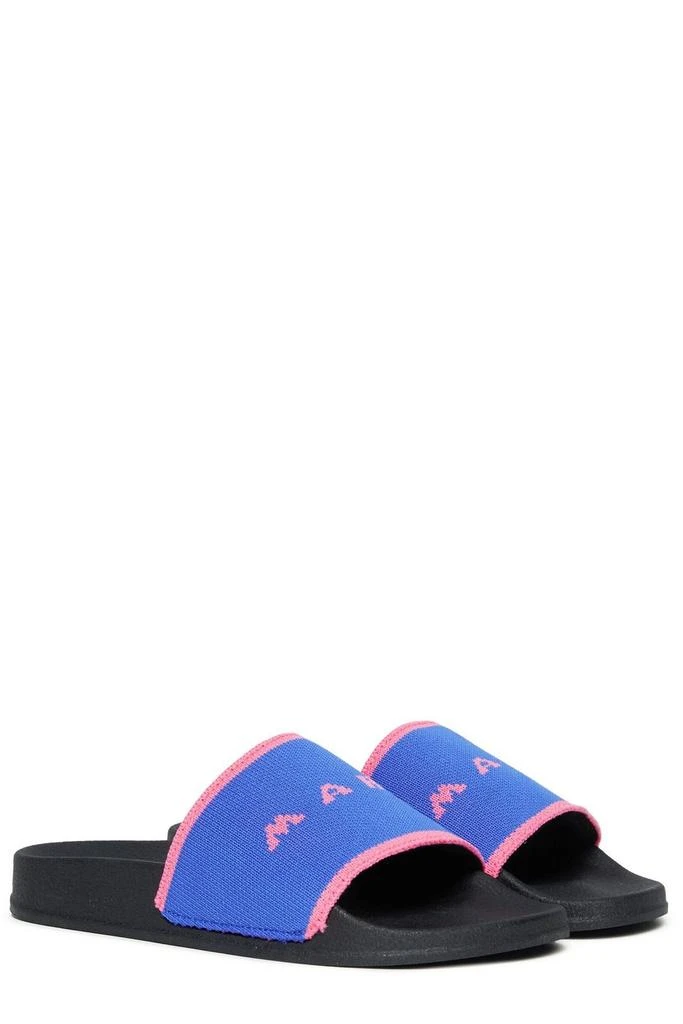 Marni Marni Kids Logo Intarsia-Knit Slip-On Slides 2