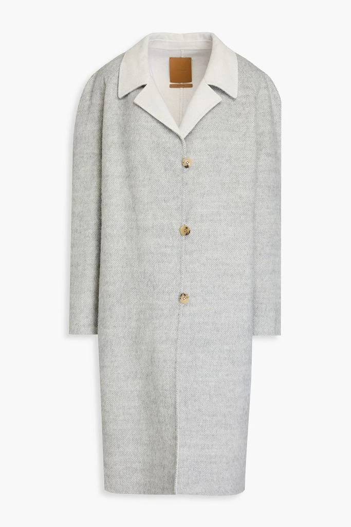 Le 17 Septembre Wool-blend twill coat 1