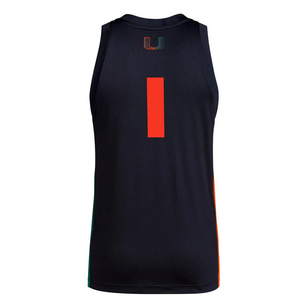 Adidas Miami Hurricanes Crew Neck Sleeveless Replica Jersey 2