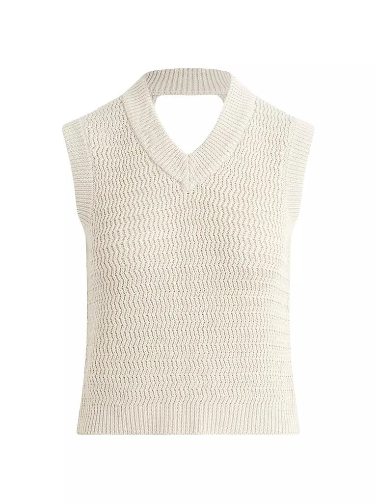 Hudson Twist-Back Sleeveless Sweater 1