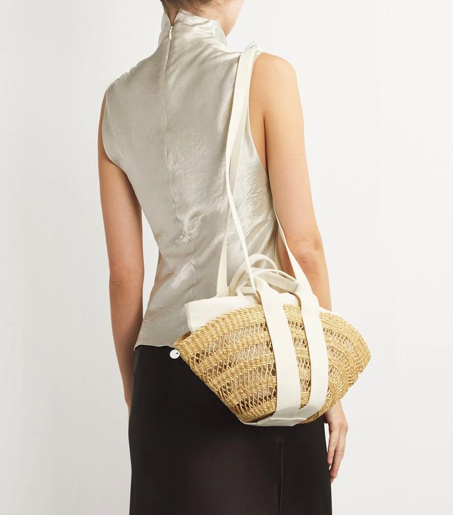 Muun Mini Straw Sophie Top-Handle Bag 2