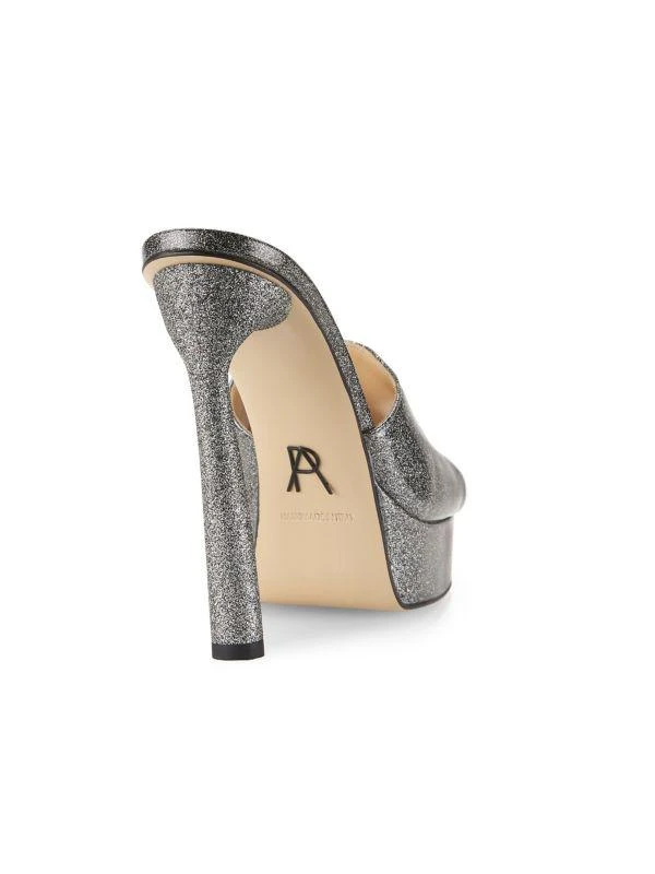 Paul Andrew Arc Leather Platform Mules 3