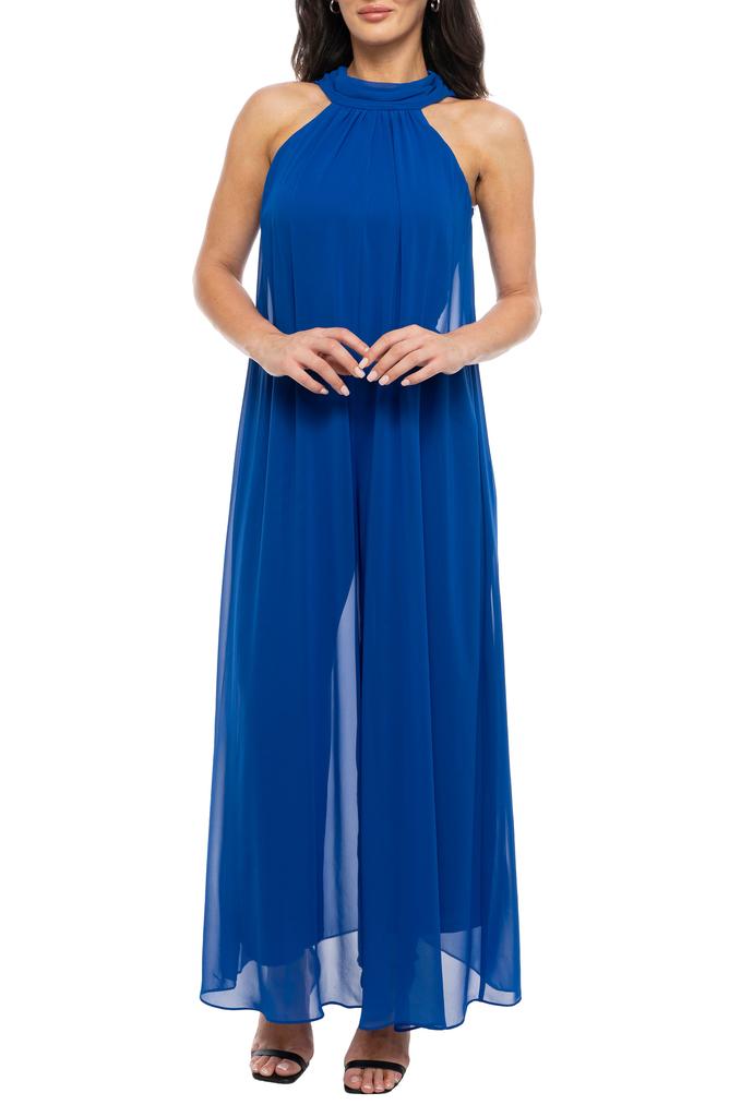 MARINA Chiffon Wide Leg Jumpsuit