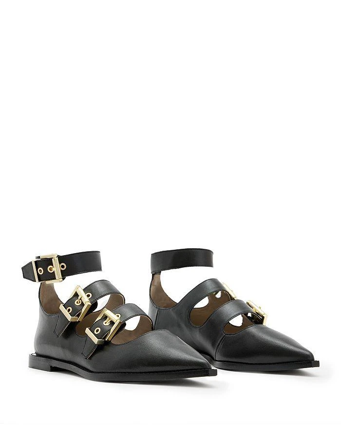 ALL SAINTS Women's Susan Buckled Flats 1