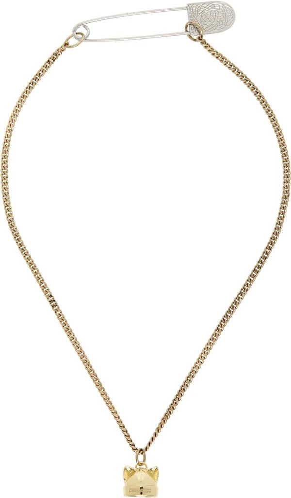 Charles Jeffrey Loverboy Gold Ears Beanie Charm Necklace 1