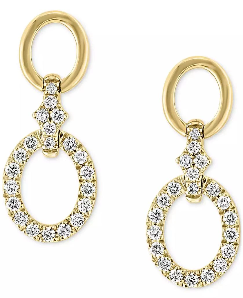 Macy's Diamond Drop Earrings (1/2 ct. t.w.) in 14k Yellow Gold 3
