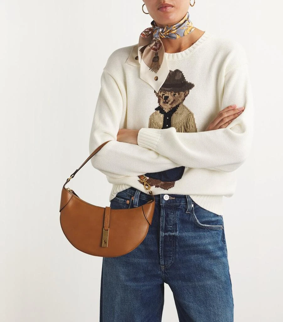Ralph Lauren Leather Polo ID Shoulder Bag 5
