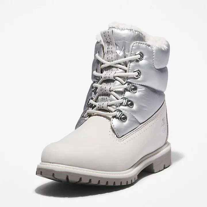Timberland Timberland® Premium 6 Inch Puffer Boot for Women in White 9