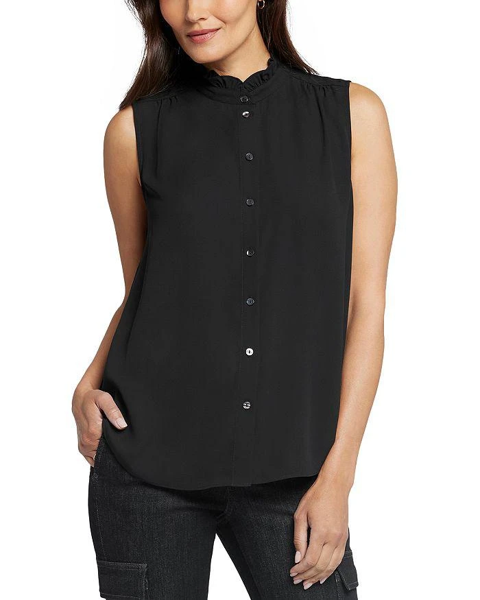 NYDJ Sleeveless Ruffled Top 1