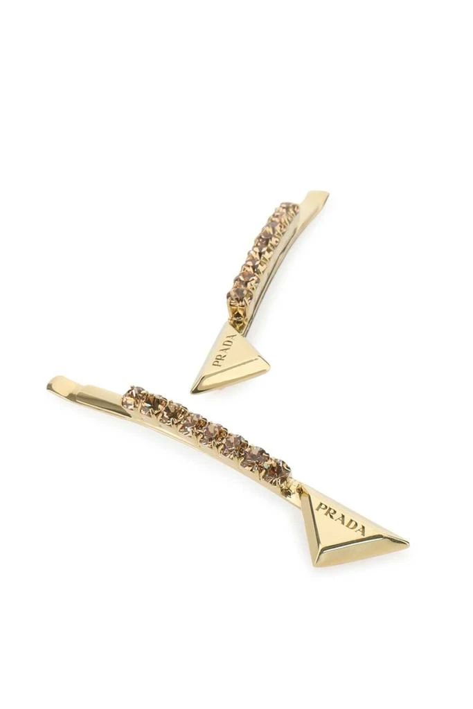 Prada Prada Embellished Hair Slides 2