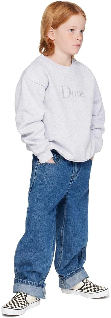 Dime Kids Gray Printed Sweatshirt 4