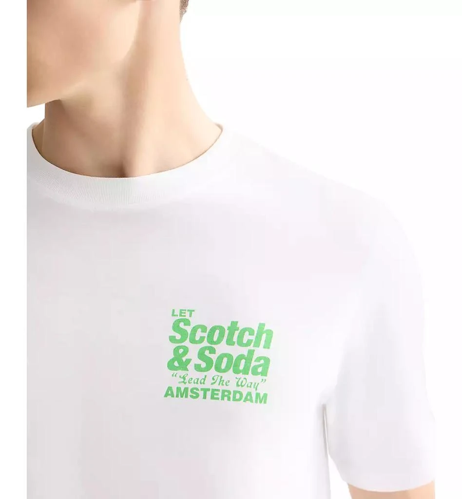 Scotch & Soda Men's Short Sleeve Logo Graphic Crewneck T-Shirt 3