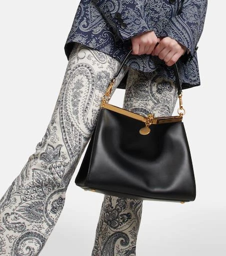 ETRO Vela Medium leather shoulder bag 6