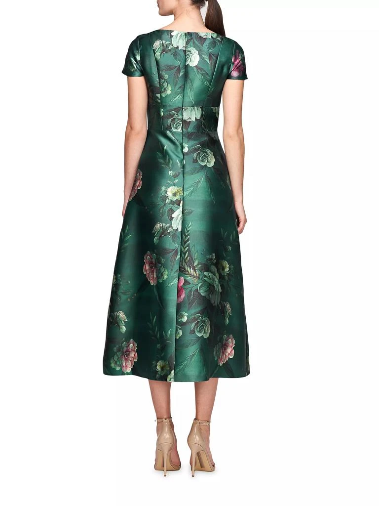 Kay Unger Tierney Tea-Length Dress 4