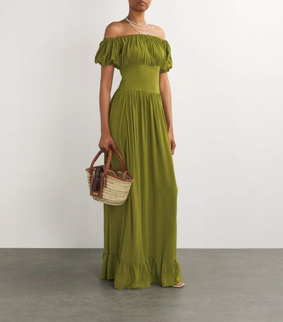 Evarae Crepe de Chine Hestia Maxi Dress 2