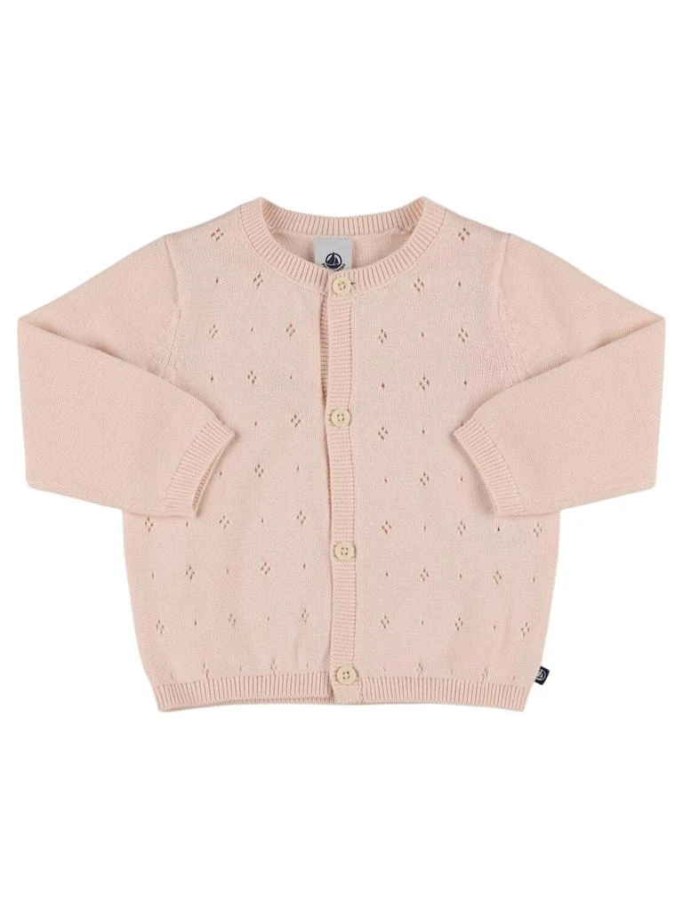 PETIT BATEAU Cotton Knit Cardigan 1