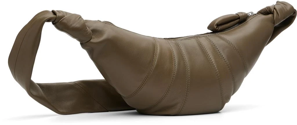 Lemaire Khaki Small Croissant Bag 3