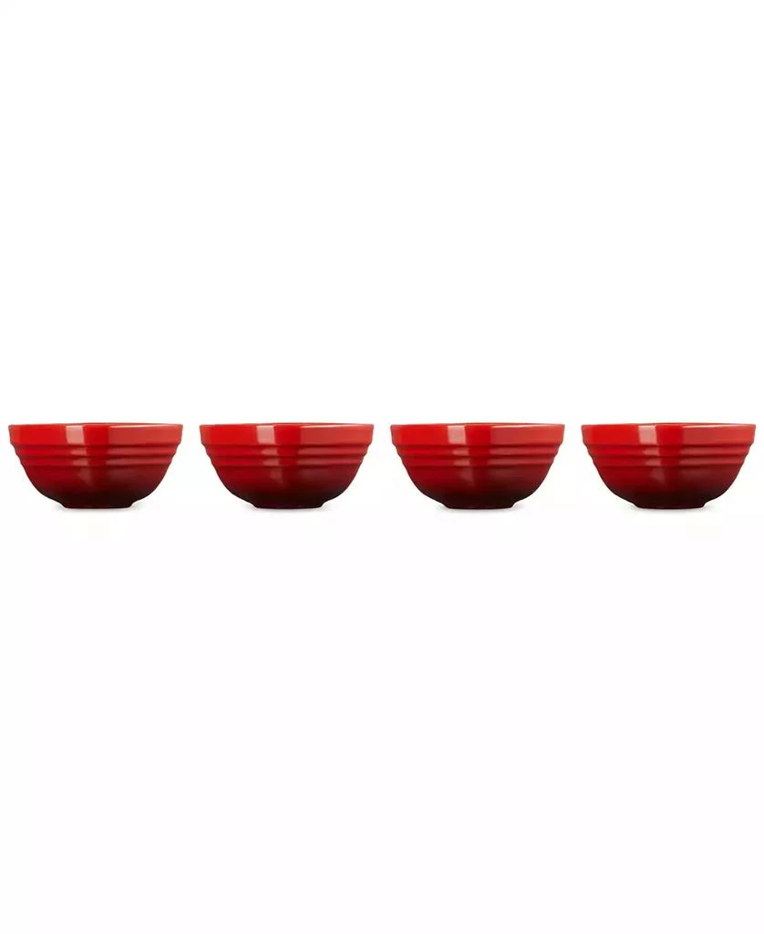 Le Creuset Stoneware Heart Mini Bowls, Set of 4 3