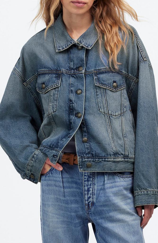 Collarless Trucker In Bouvier Wash – On Sale Now with Up to 16