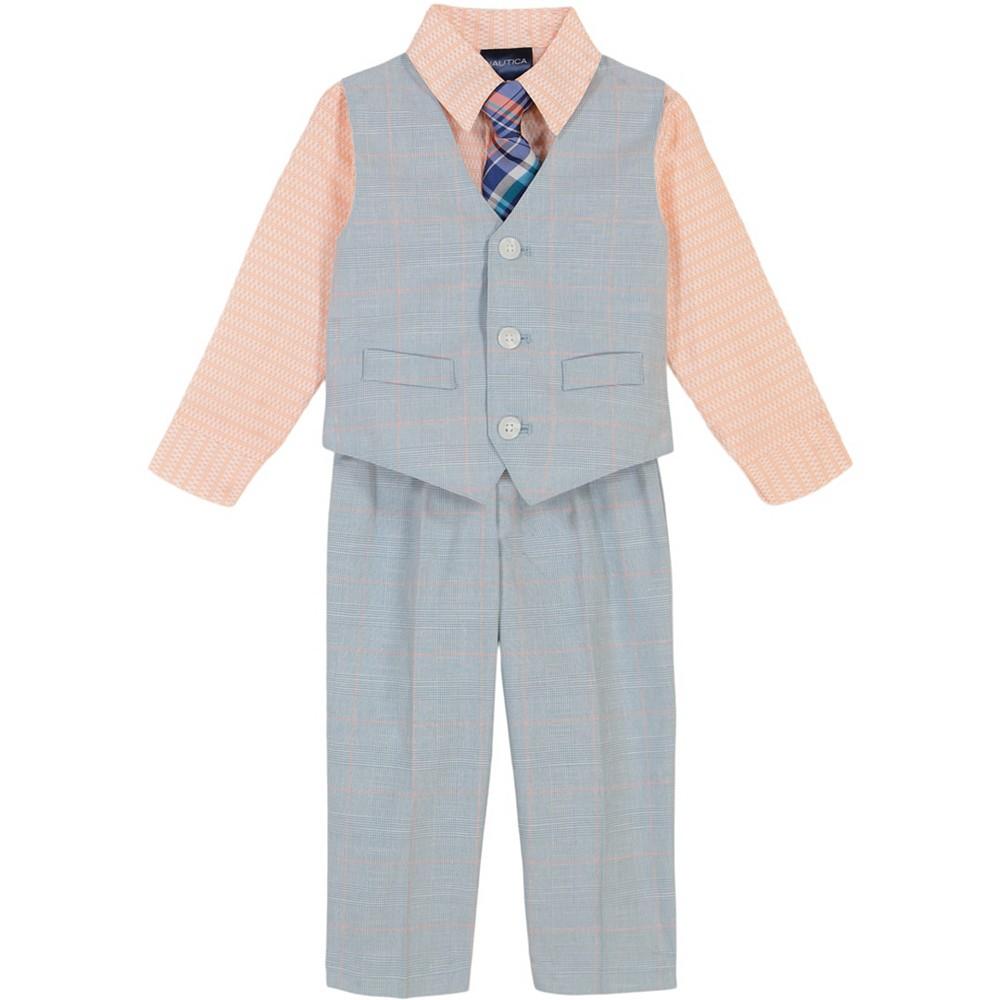 Nautica Baby Boys Glen Plaid Vest Set