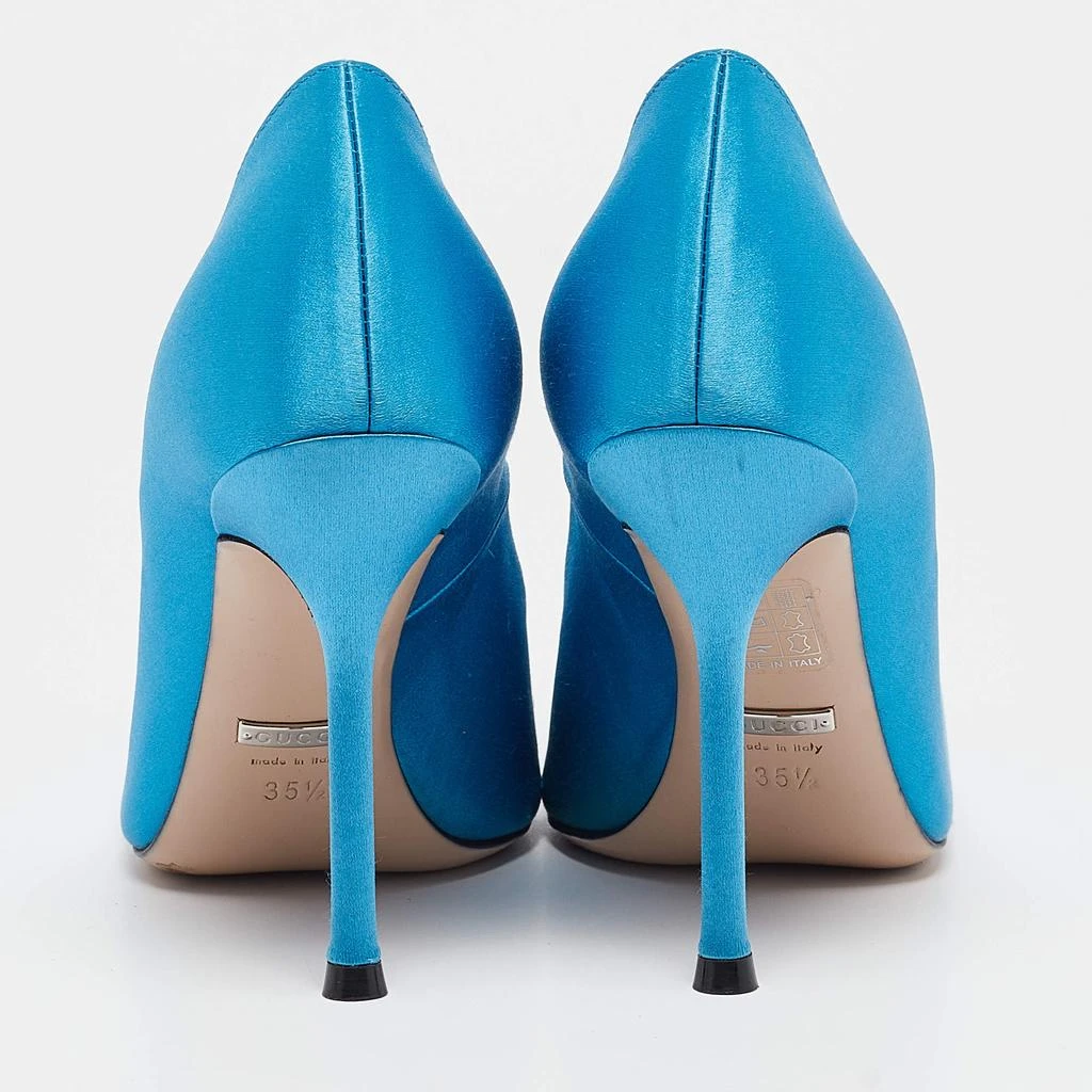 Gucci Gucci Blue Satin Dionysus Pumps Size 35.5 5