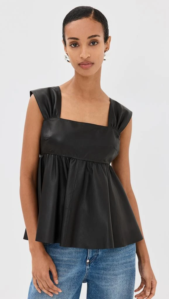 BY MALENE BIRGER Marcie Leather Top 1