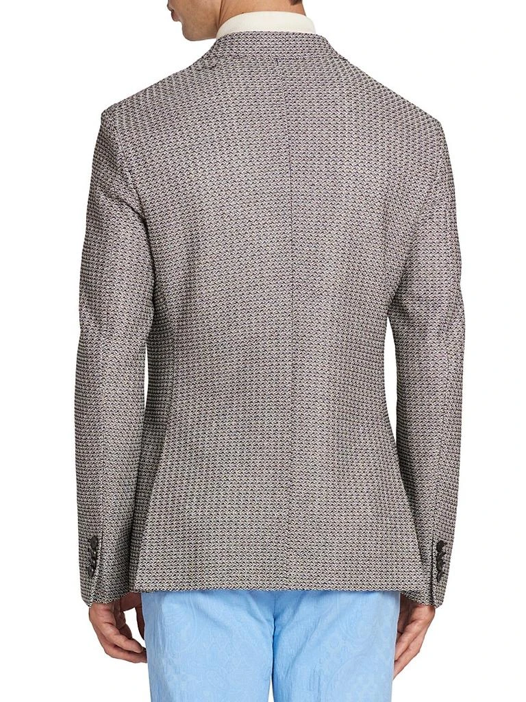 ETRO Roma Geometric Single-Breasted Sport Jacket 5
