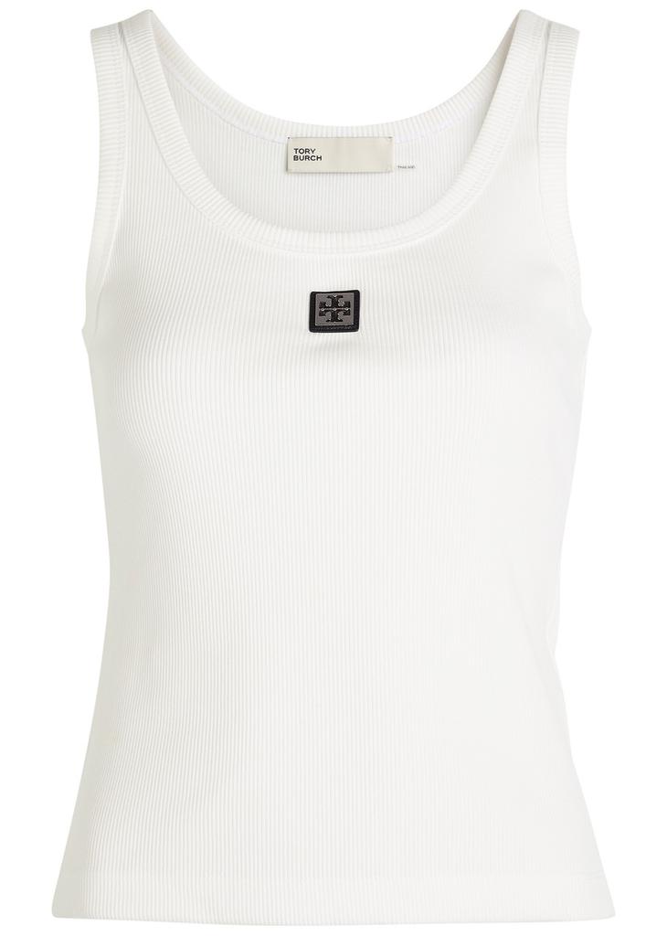 Tory Burch Logo cotton tank