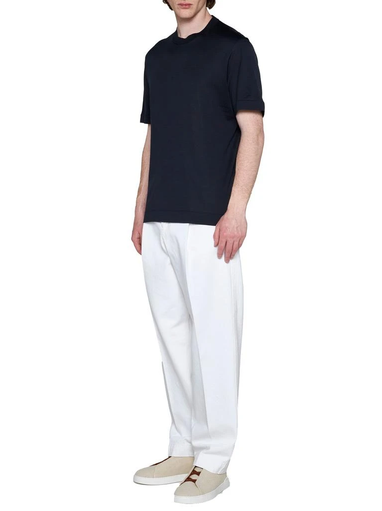 Zegna Zegna Crewneck Straight Hem T-Shirt 4